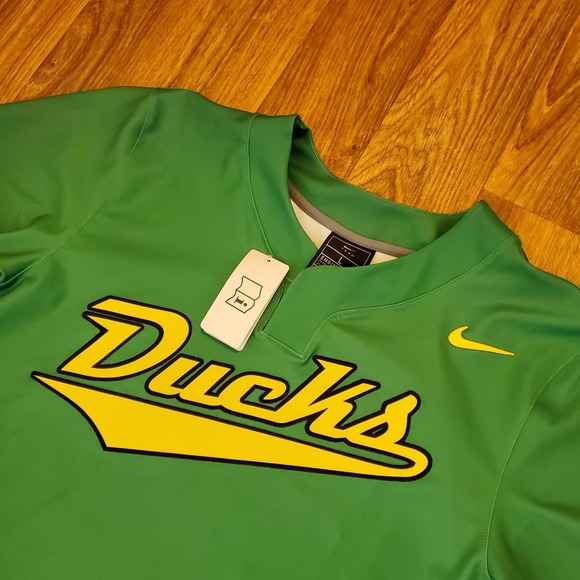 Nike Oregon Ducks Jersey Adult Large Green Digital Vapor #27 Performance New - Picture 1 of 8